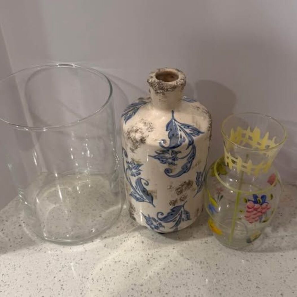 Three vases